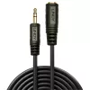 Lindy 2m Premium Audio 3,5mm jack predlžovací kábel, 3,5mm, konektor samec, 3,5mm, konektor samica, 2 m, čierna