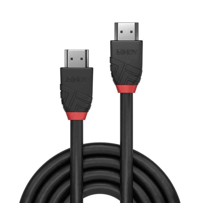 Lindy 10m 8K60Hz HDMI kábel, Black Line, 10 m, HDMI Type-A (štandard), HDMI Type-A (štandard), 48 Gbit/s, čierny