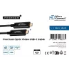 Microconnect USB3.1CC15OP USB kábel USB 3.2 Gen 1 (3.1 Gen 1) 15 m USB C čierny