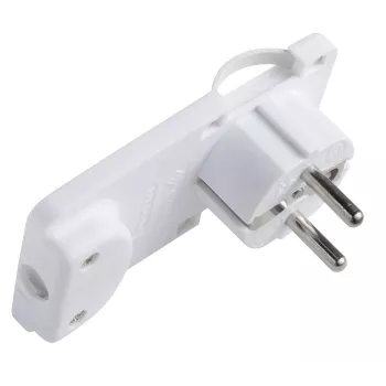 Microconnect PESCHPLUG-W adaptér napájacej zástrčky Type-F biely