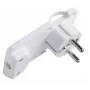 Microconnect PESCHPLUG-W adaptér napájacej zástrčky Type-F biely