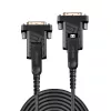 Lindy 40m optický hybridný micro-HDMI 18G kábel s odnímateľnými HDMI a DVI konektormi