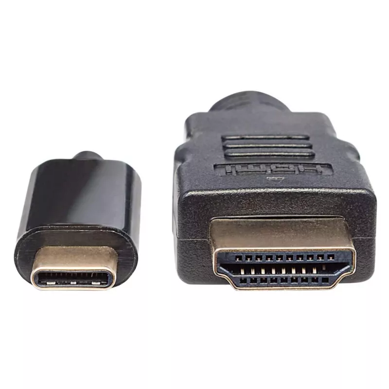 Manhattan USB-C na HDMI kábel, 4K@30Hz, 2 m, čierny, konektor samec na konektor samec, trojročná záruka