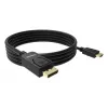 Video kábel adaptér VISION TC 2MDPHDMI8K/BL — 2 m DisplayPort na HDMI, 6 mm, čierny
