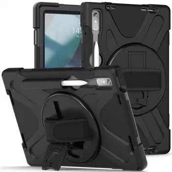 Puzdro na tablet eSTUFF pre Lenovo Tab P11 Pro, polykarbonát, pre 29,2 cm (11,5 palca) displej, 2 režimy stojana, čierna