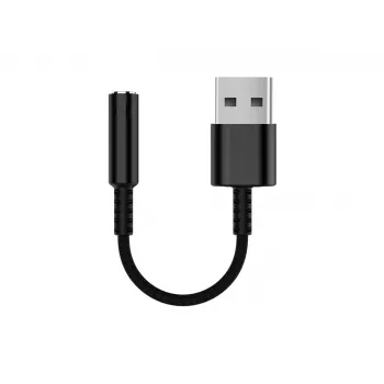 Equip 147945 audio kábel 0,15 m 3,5 mm USB Type-A čierny