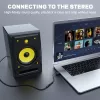 Equip 147945 audio kábel 0,15 m 3,5 mm USB Type-A čierny