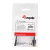 Equip 147945 audio kábel 0,15 m 3,5 mm USB Type-A čierny