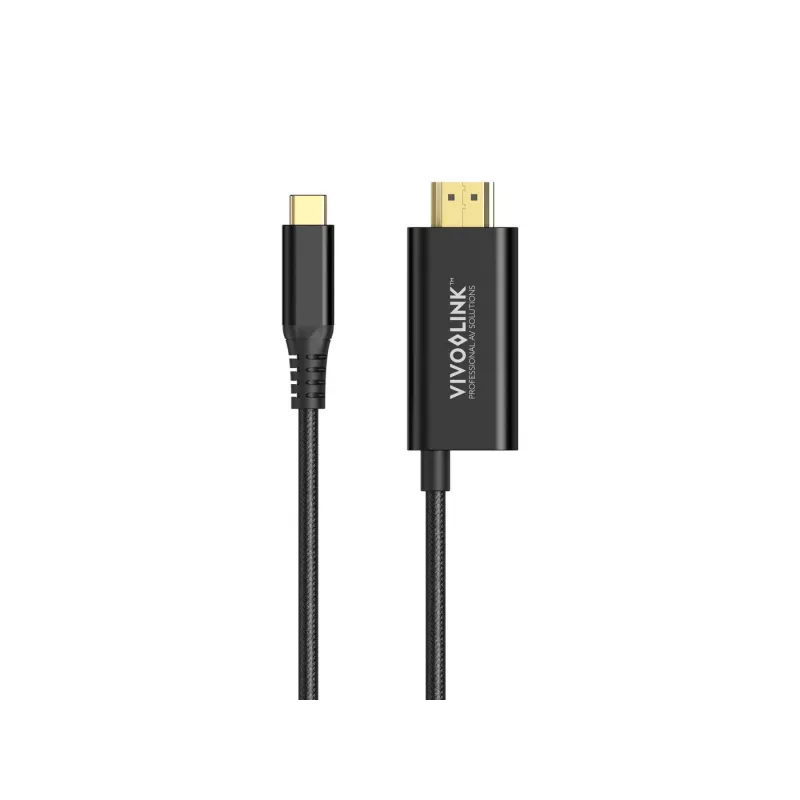 VivoLink kábel USB-C na HDMI s napájaním 100 W, model PROUSBCHDMIMM2-CHARGE