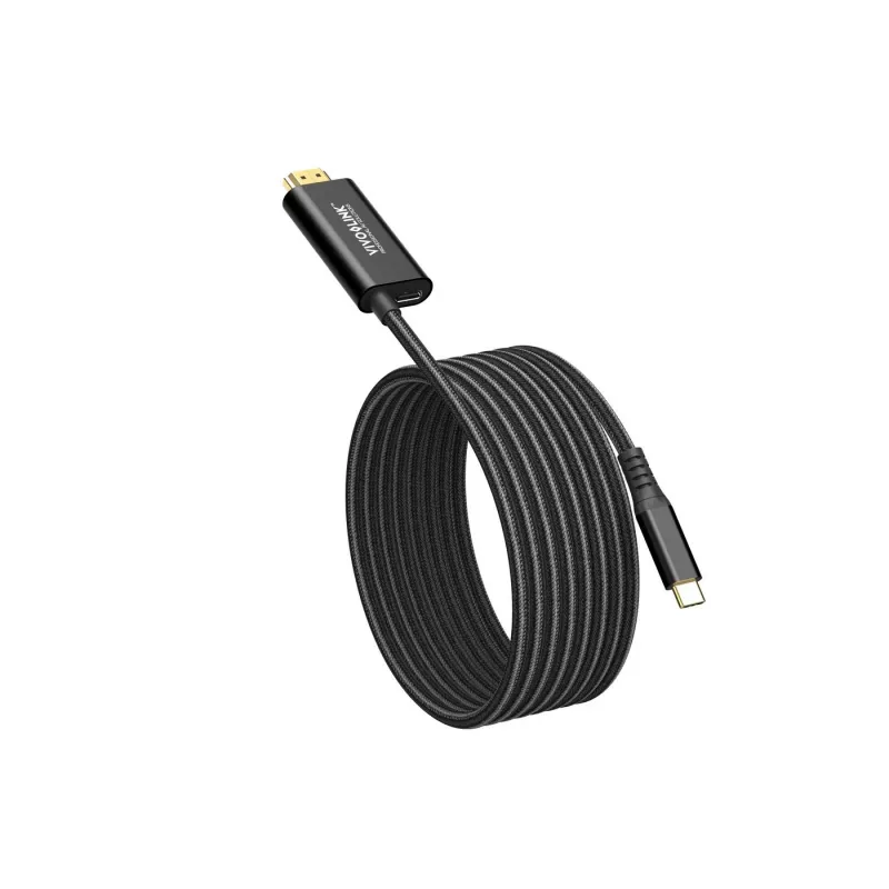 VivoLink kábel USB-C na HDMI s napájaním 100 W, model PROUSBCHDMIMM2-CHARGE