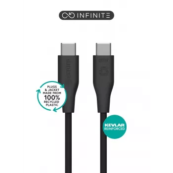 eSTUFF ES604280 USB kábel USB 2.0 2 m USB C čierny