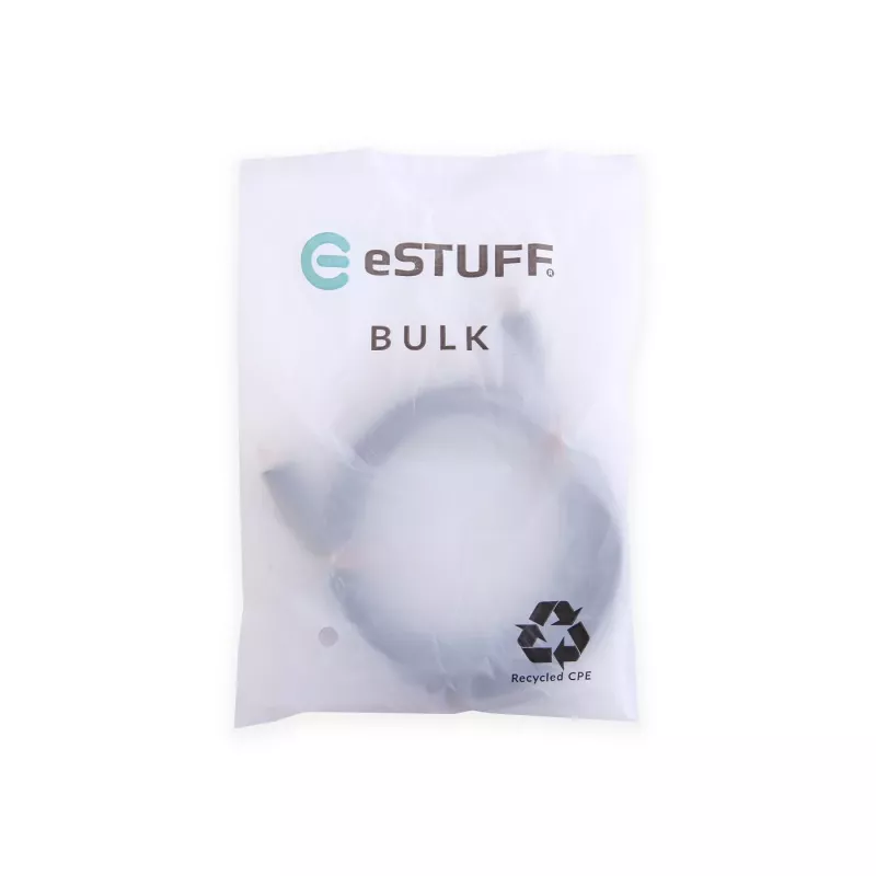 eSTUFF ES604280-BULK USB kábel USB 2.0 2 m USB C čierny