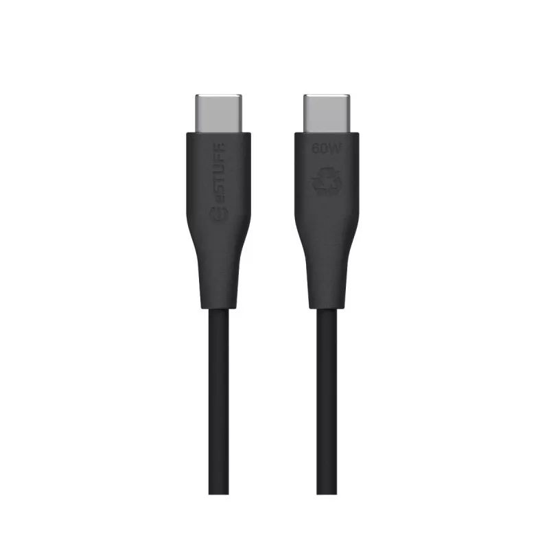 eSTUFF ES604280-BULK USB kábel USB 2.0 2 m USB C čierny
