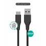 eSTUFF ES605180-BULK USB kábel USB 2.0 1 m USB C USB A čierny