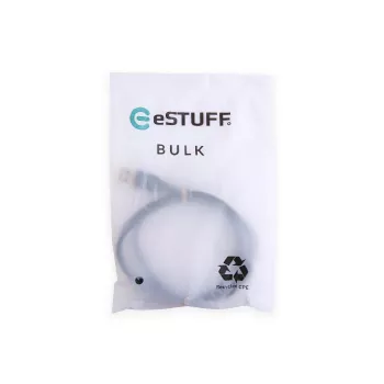 eSTUFF ES605180-BULK USB kábel USB 2.0 1 m USB C USB A čierny