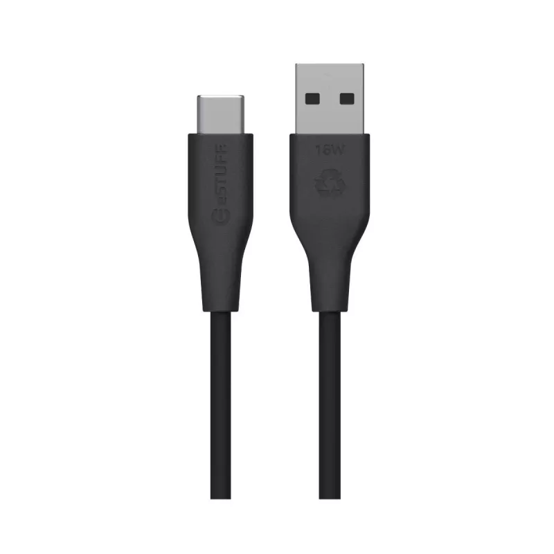 eSTUFF ES605280 USB kábel USB 2.0 2 m USB-C USB-A čierny