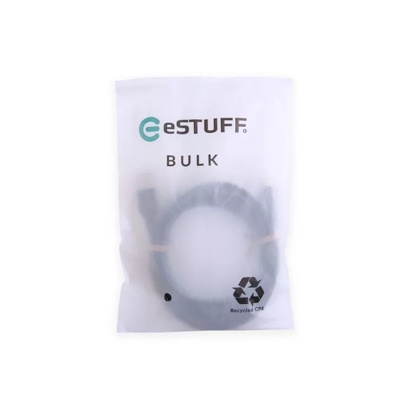eSTUFF ES605280-BULK USB kábel USB 2.0 2 m USB C čierny