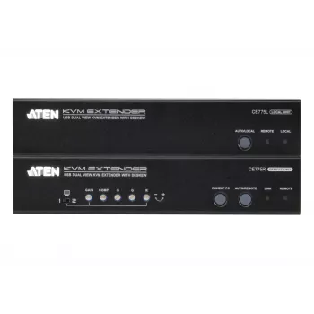ATEN CE775 AV extender AV vysielač a prijímač čierny