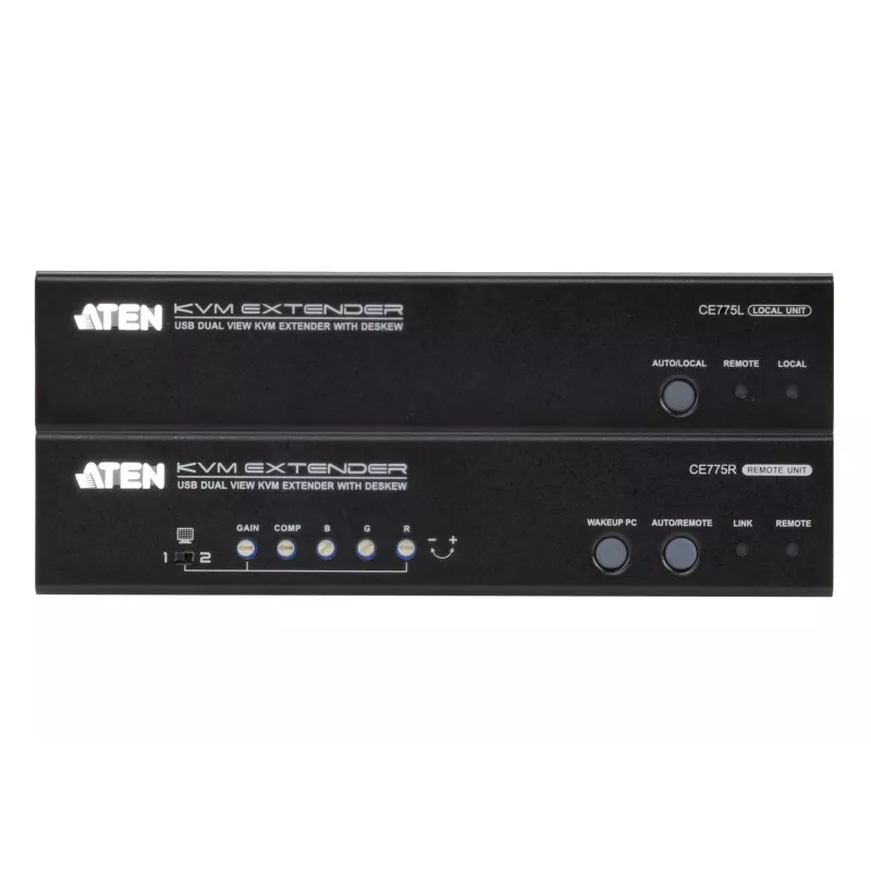 ATEN CE775 AV extender AV vysielač a prijímač čierny
