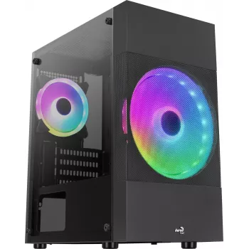 PC skriňa Aerocool Atomic Lite Mini Tower čierna