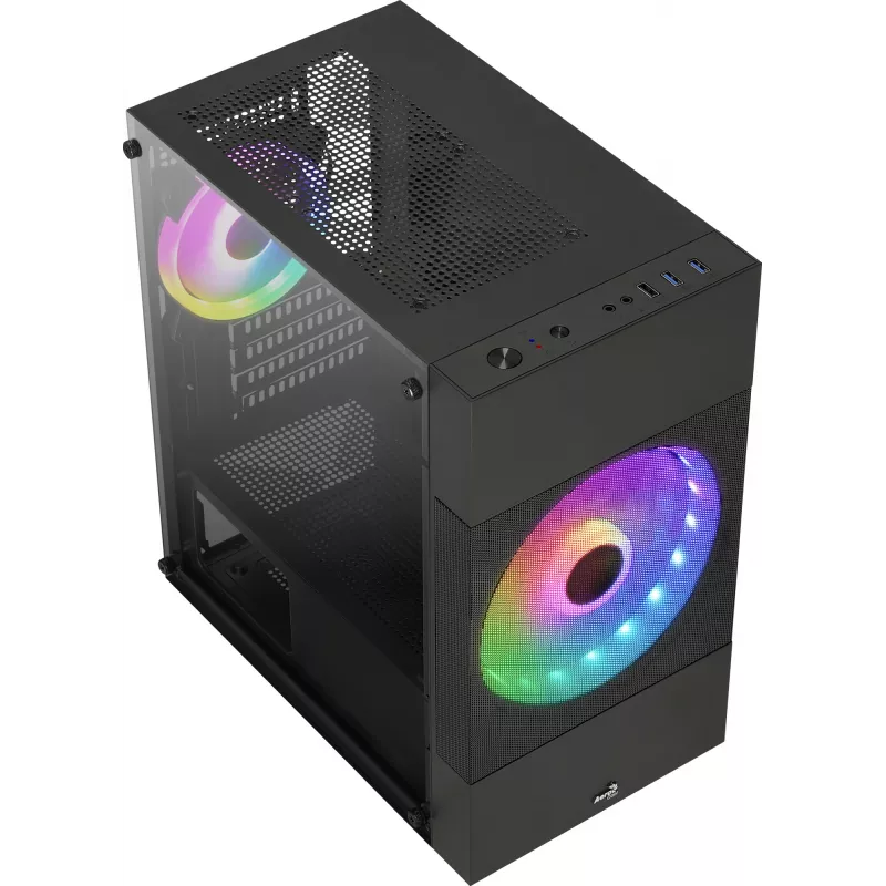 PC skriňa Aerocool Atomic Lite Mini Tower čierna