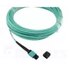 Optický kábel BlueOptics 9380014-10M MPO na 4x LC, 10 m, OM3, aqua