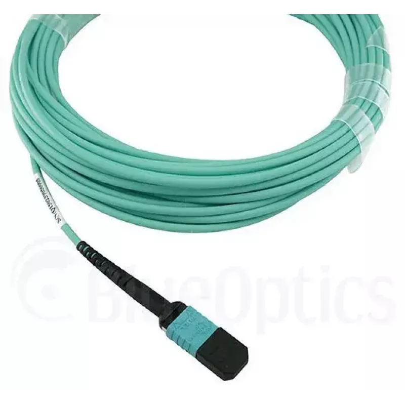 Optický kábel BlueOptics MTP-4LC-M10M 10 m OM3 MTP na 4×LC plný duplex
