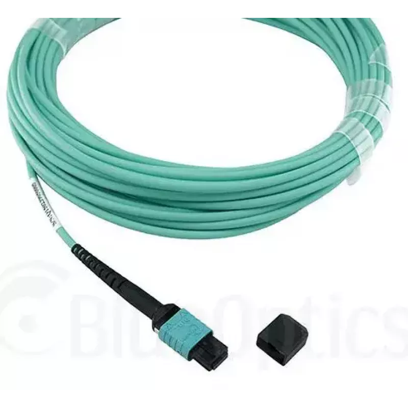Optický kábel BlueOptics MTP-4LC-M10M 10 m OM3 MTP na 4×LC plný duplex