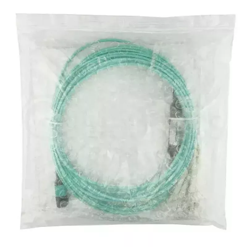 Optický kábel BlueOptics MTP-4LC-M10M 10 m OM3 MTP na 4×LC plný duplex