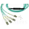 Optický kábel BlueOptics MTP-4LC-M10M 10 m OM3 MTP na 4×LC plný duplex
