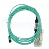 Optický kábel BlueOptics OCTCABLE10M-SR 10 m OM3 MPO na 4×LC aqua