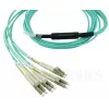 Optický kábel BlueOptics OCTCABLE10M-SR 10 m OM3 MPO na 4×LC aqua