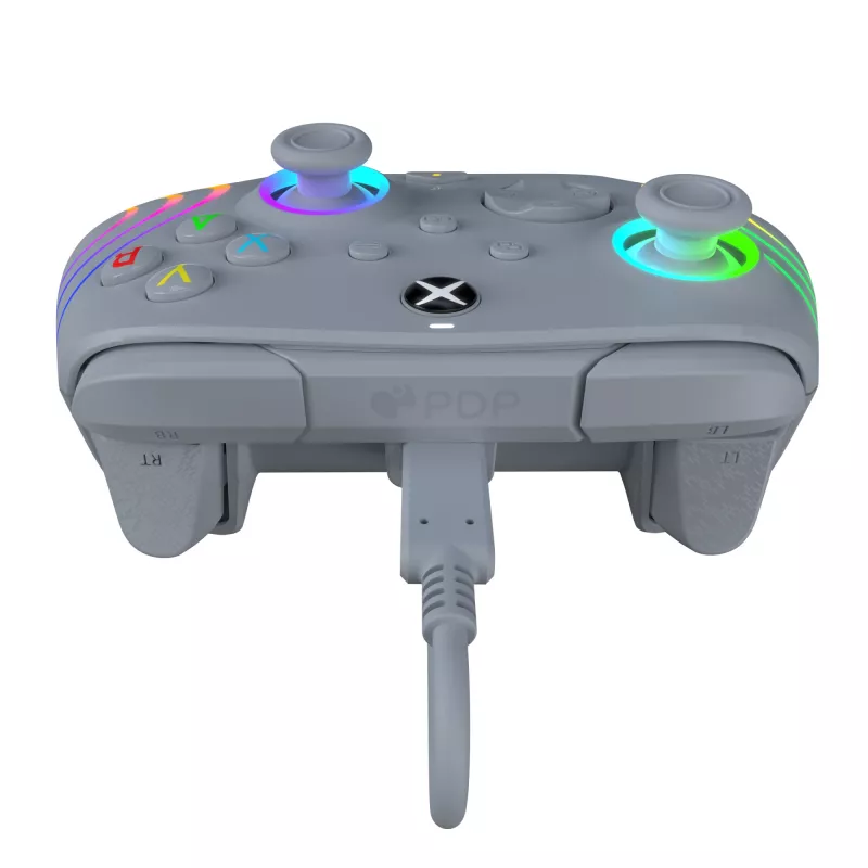 PDP Afterglow Wave sivý USB gamepad analógový / digitálny PC, Xbox One, Xbox Series S, Xbox Series X