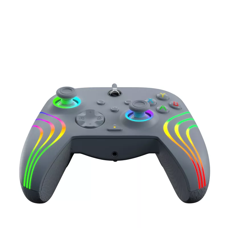 PDP Afterglow Wave sivý USB gamepad analógový / digitálny PC, Xbox One, Xbox Series S, Xbox Series X