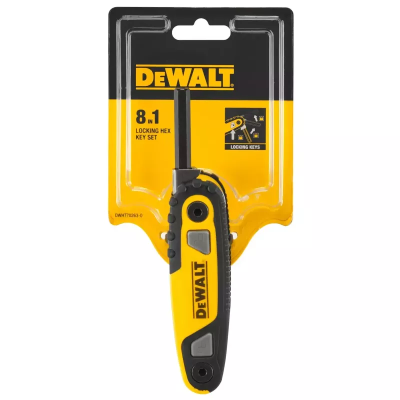 DeWalt DWHT0-70263 vreckový set inbusových kľúčov, 8 ks