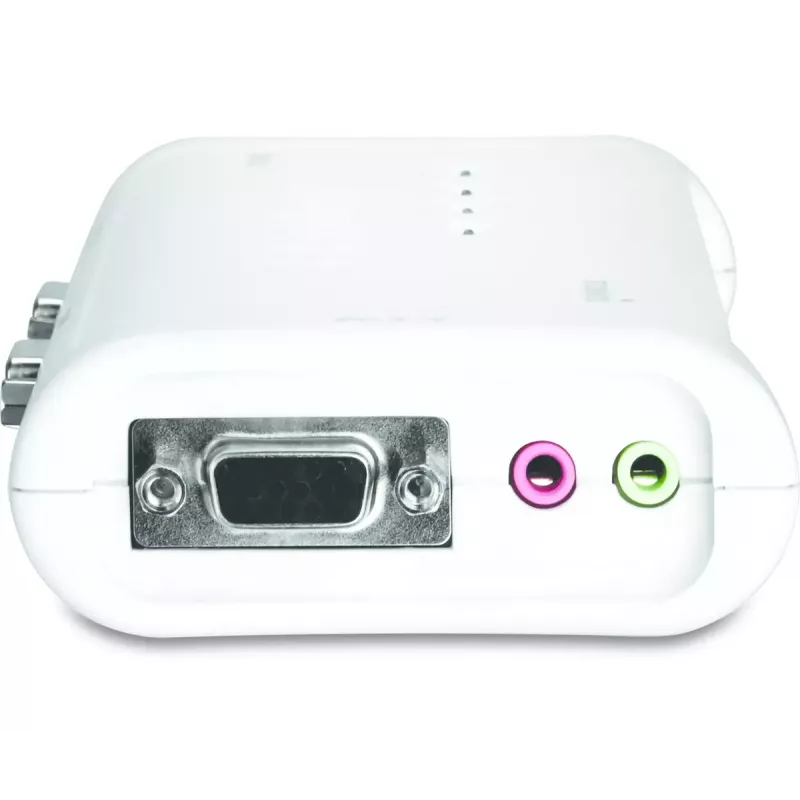 KVM prepínač Trendnet TK-409K USB VGA 2048x1536 1,6 m káblový modrý
