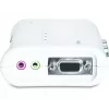 KVM prepínač Trendnet TK-409K USB VGA 2048x1536 1,6 m káblový modrý