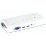 KVM prepínač Trendnet TK-409K USB VGA 2048x1536 1,6 m káblový modrý
