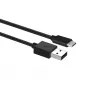 ACT USB 3.2 Gen1 nabíjací/dátový kábel A-konektor samec - C-konektor samec 1 meter, nylon