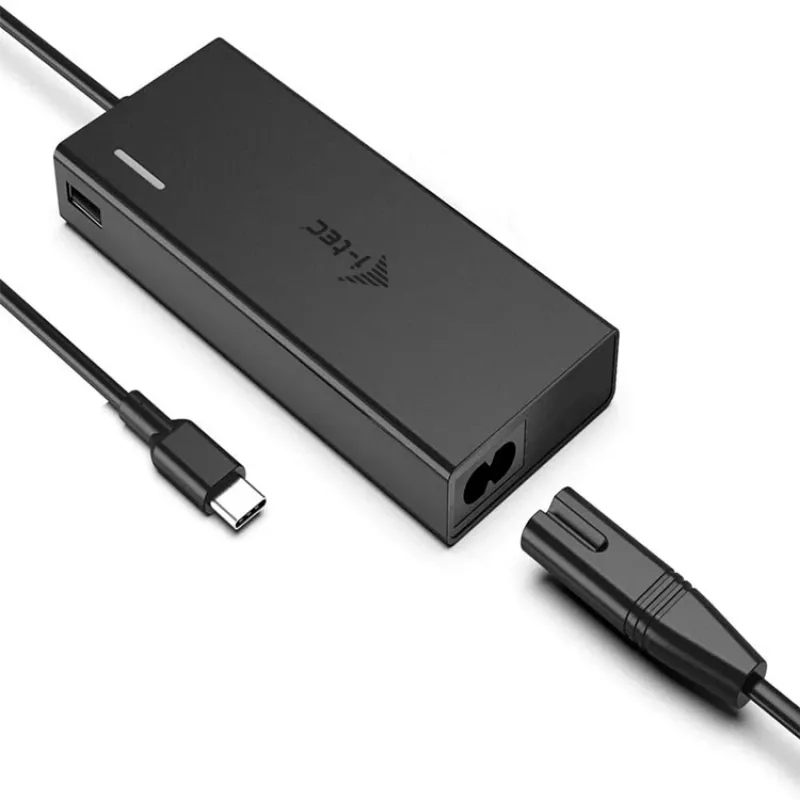 i-tec Kovový USB-C Nano Dock HDMI/VGA s LAN + univerzálna nabíjačka 77 W