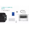 i-tec Kovový USB-C Nano Dock HDMI/VGA s LAN + univerzálna nabíjačka 77 W
