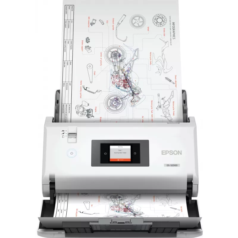 Epson WorkForce DS-32000 podávací skener 600 x 600 DPI A3 biely