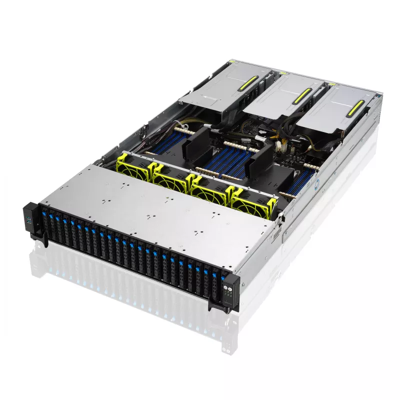 ASUS RS720-E11-RS24U Intel C741 Rack (2U) čierna, strieborná