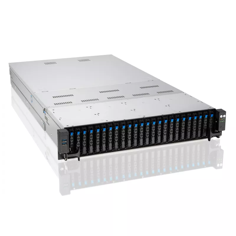 ASUS RS720-E11-RS24U Intel C741 Rack (2U) čierna, strieborná
