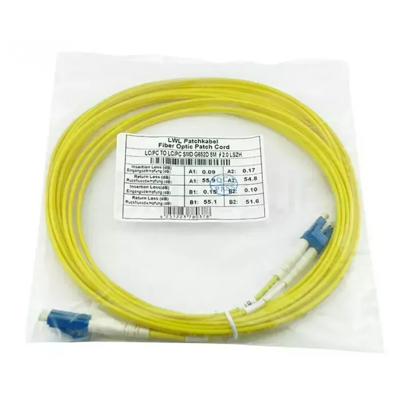BlueOptics AK345A-BO InfiniBand sklenené vlákno kábel 2 m LC žltý