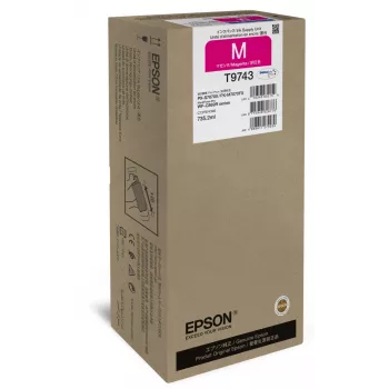 Zásobník atramentu purpurová, Epson, purpurová XXL, pigmentový atrament, 735,2 ml, 84 000 strán, originál