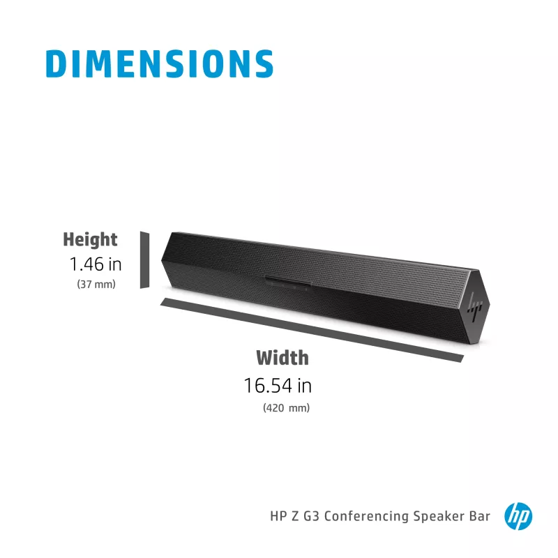 Z G3 soundbar konferenčný systém, čierny