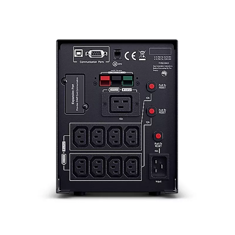 CyberPower PR2200ELCDSXL neprerušiteľný zdroj napájania (UPS) Line-Interactive 2,2 kVA 1980 W 9 AC výstupov