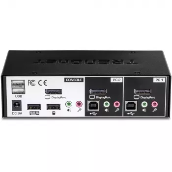 KVM prepínač Trendnet TK-241DP čierny