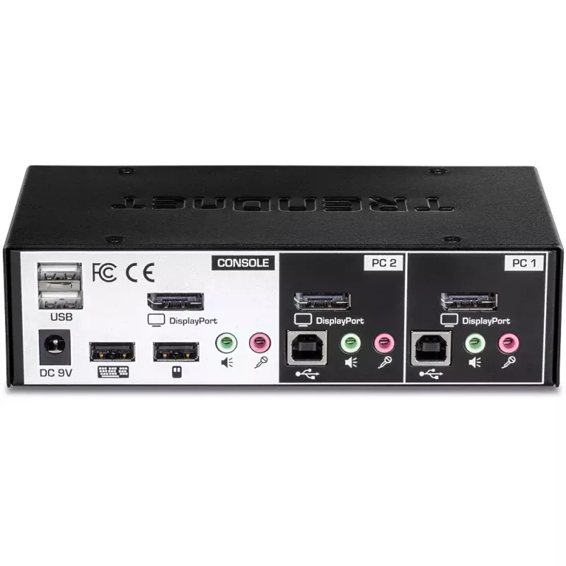 KVM prepínač Trendnet TK-241DP čierny
